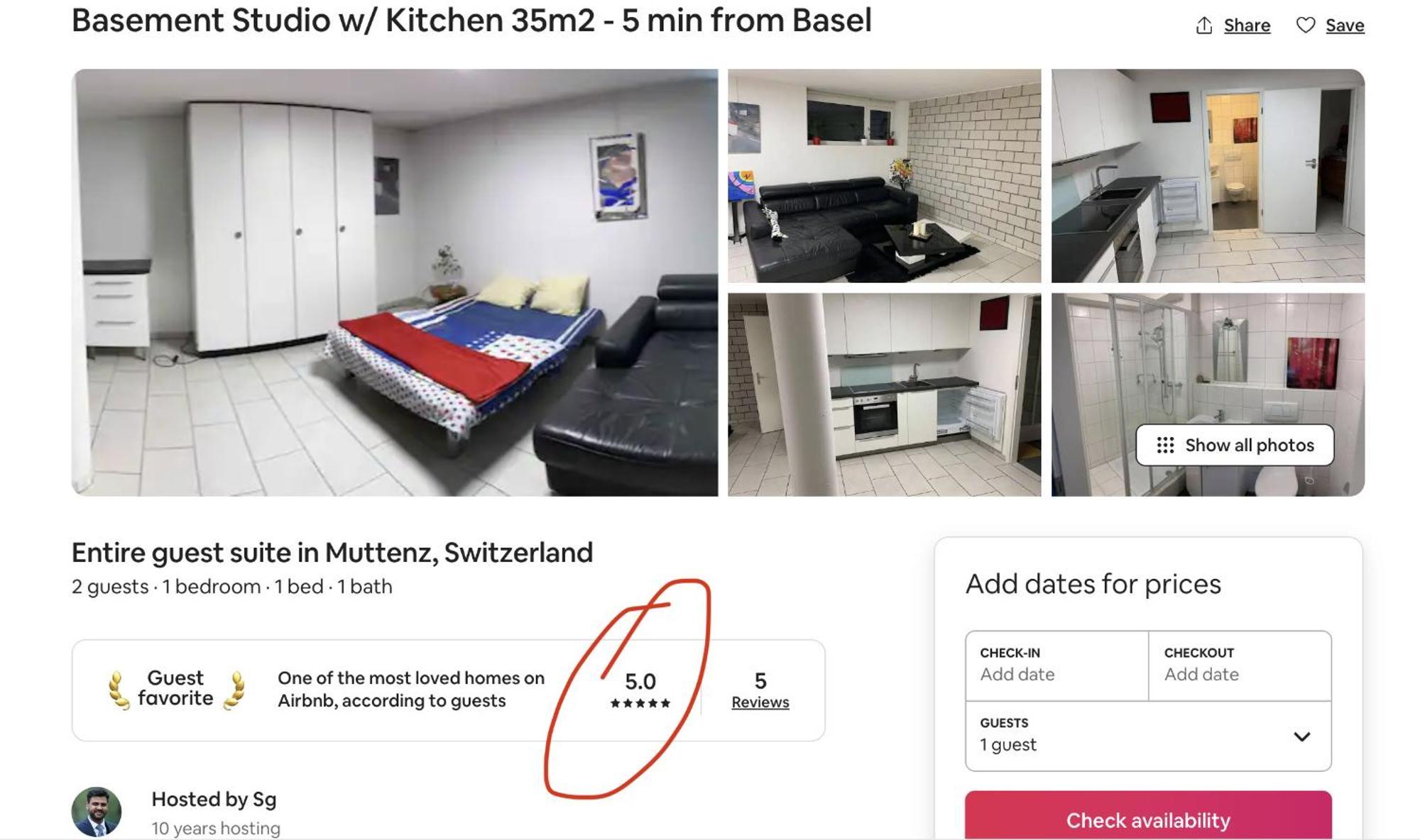 Basel - 5 Mins Away - Modern Basement Studio With Kitchen 35M2 In Muttenz Bagian luar foto